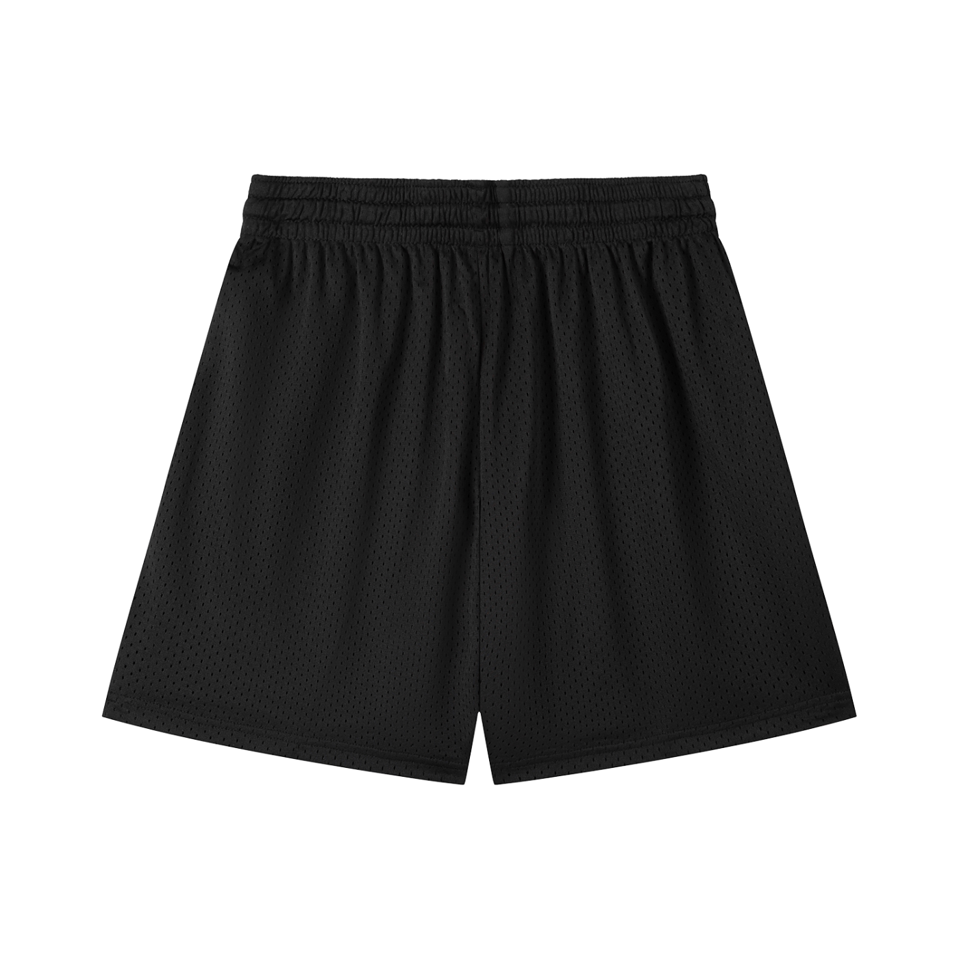 Mesh drawstring shorts