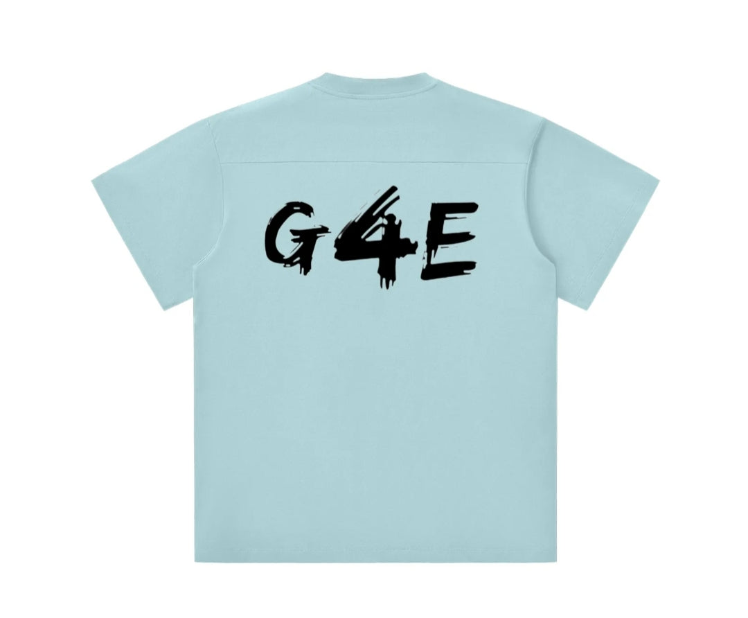 Duck egg blue oversized T shirt