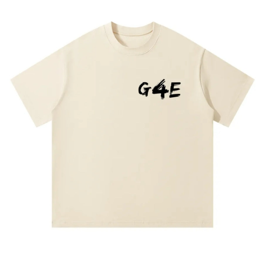 Mild apricot oversized T shirt
