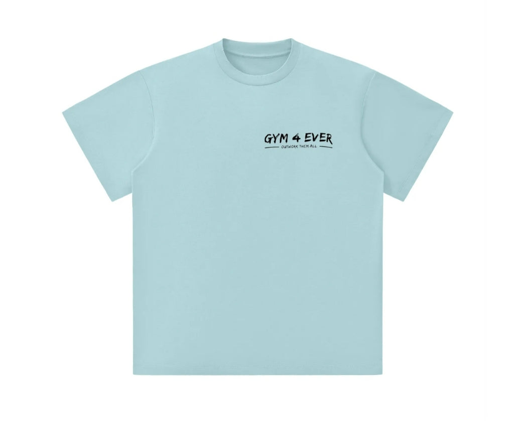 Duck egg blue oversized T shirt